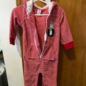 EUC Fleece hooded coverall